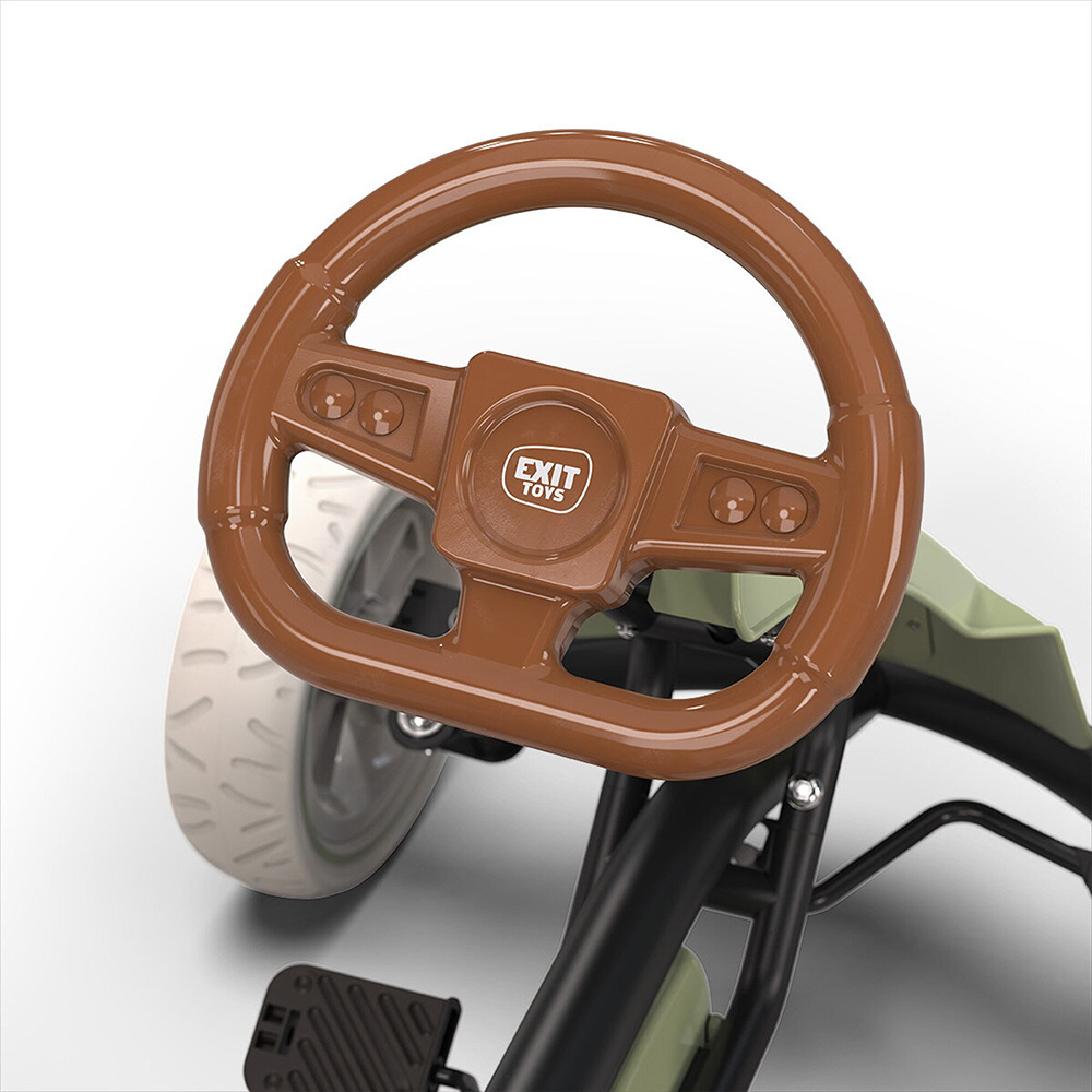 EXIT Foxy pedal-gokart - Retro Grön
