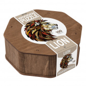 Eco-Wood-Art Pussel: Lejon 100 Bitar i Träask