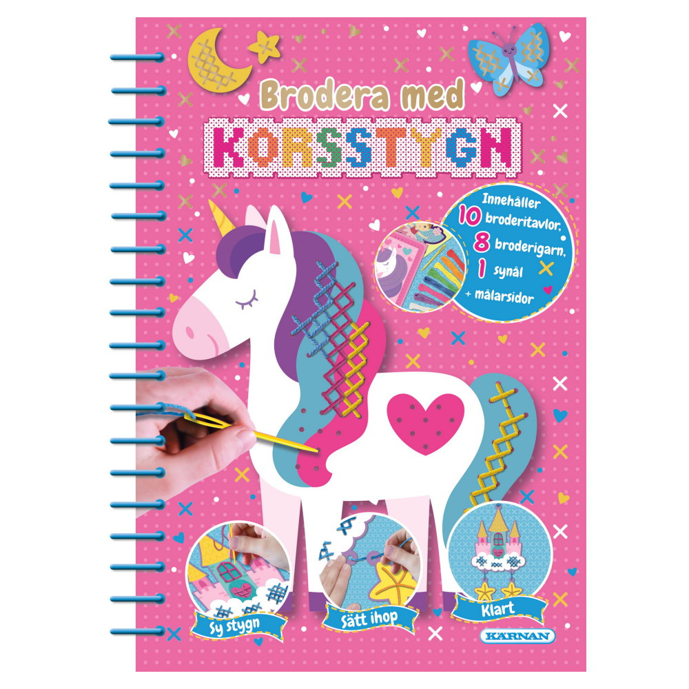 Brodera med korsstygn