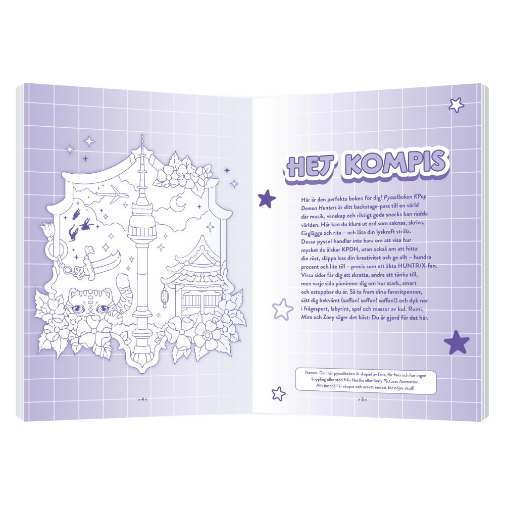 Pysselbok - KPop Demon Hunters