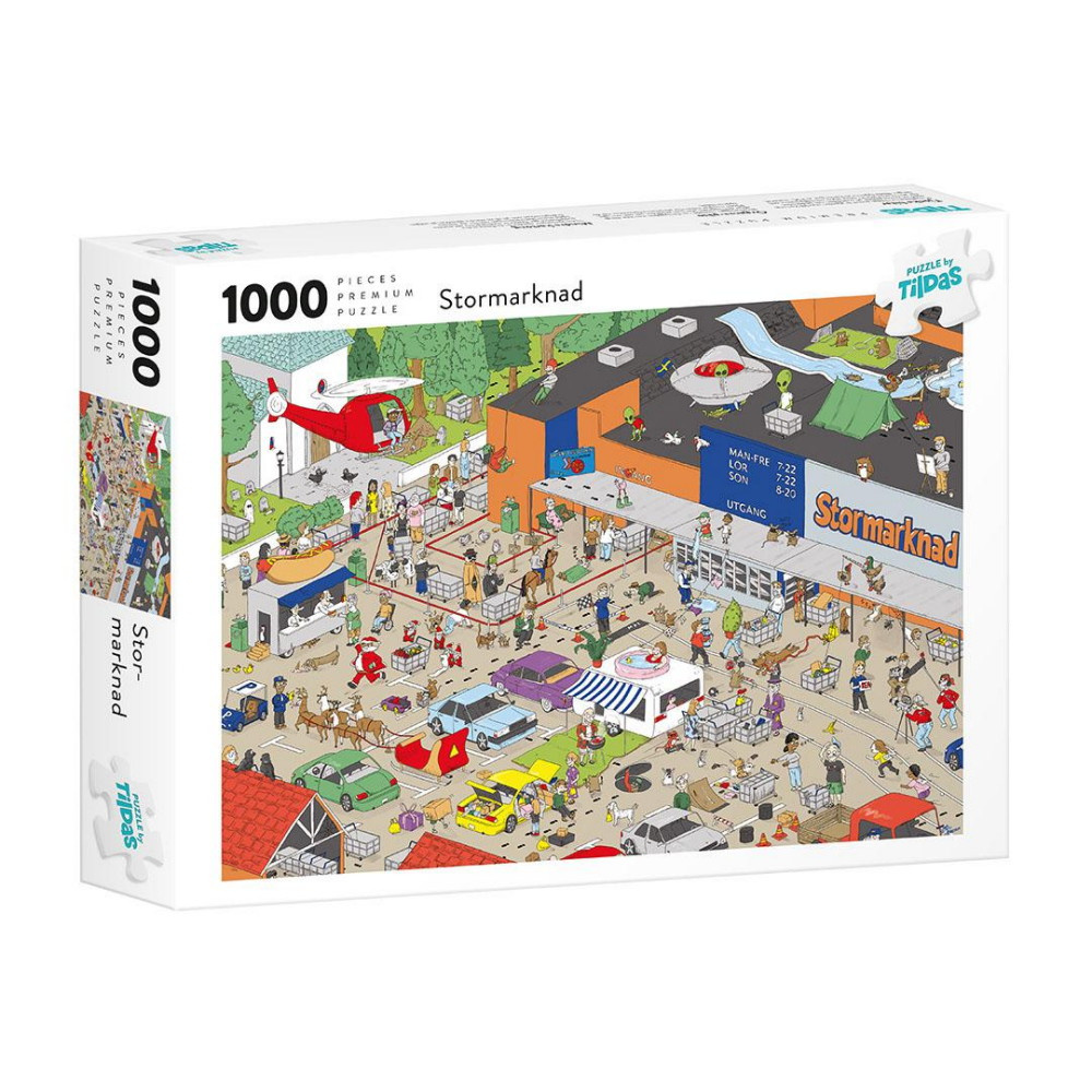 Tildas Pussel: Stormarknad 1000 Bitar