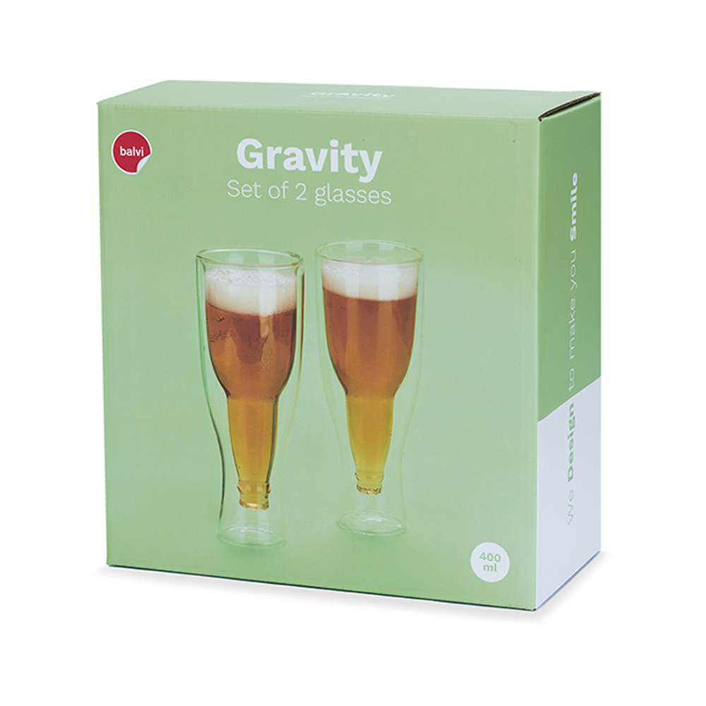 Ölglas Gravity, 400 ml x 2