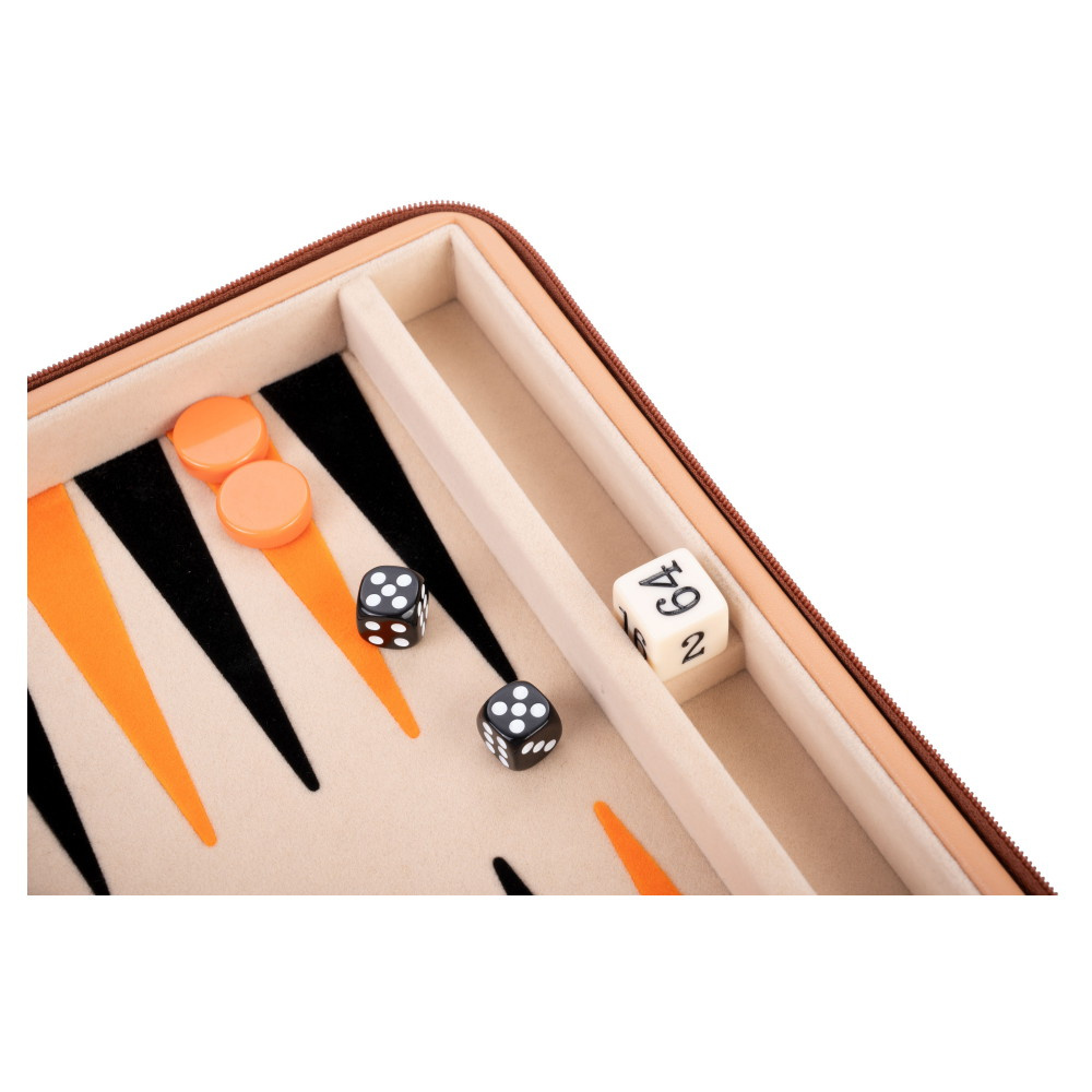 Longfield Backgammon Travel Beige