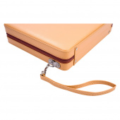 Longfield Backgammon Travel Beige Longfield Backgammon Travel Beige