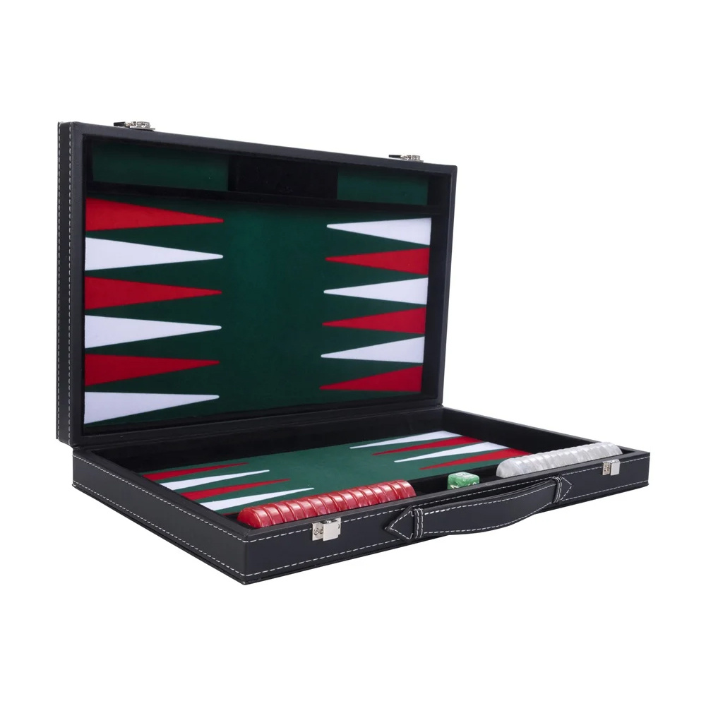 Longfield Backgammon Medium Green