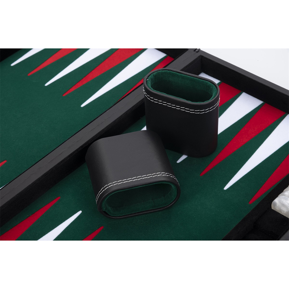 Longfield Backgammon Medium Green