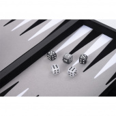 Longfield Backgammon Large Grey Longfield Backgammon Large Grey