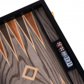 Longfield Backgammon Medium Ebony