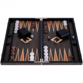 Longfield Backgammon Large Brown Ebony Longfield Backgammon Large Brown Ebony