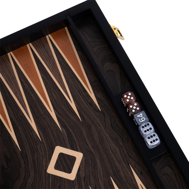 Longfield Backgammon Large Brown Ebony