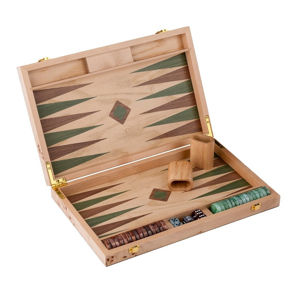Engelhart Backgammon Medium Ligth Walnoot