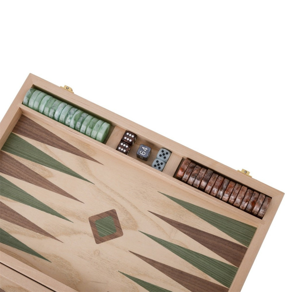 Engelhart Backgammon Medium Ligth Walnoot