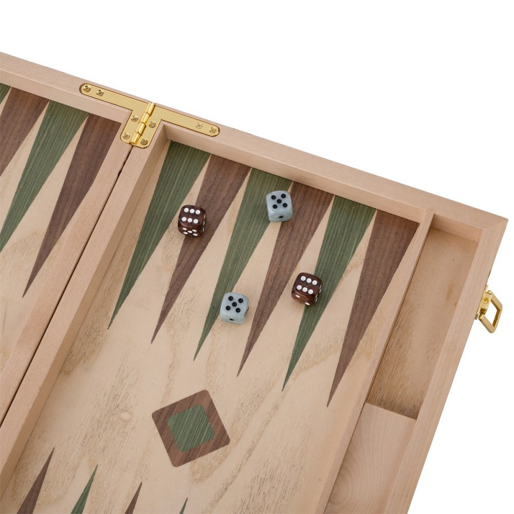 Engelhart Backgammon Medium Ligth Walnoot
