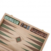 Engelhart Backgammon Large Ligth Walnoot Engelhart Backgammon Large Ligth Walnoot
