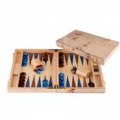Engelhart Backgammon Medium Blå & Brun Engelhart Backgammon Medium Blå & Brun