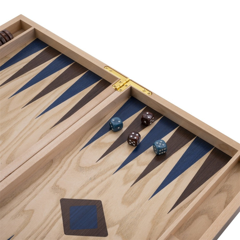 Engelhart Backgammon Medium Blå & Brun