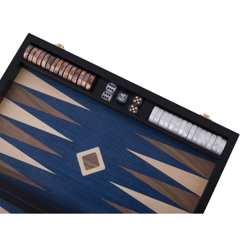 Engelhart Backgammon Large Blå