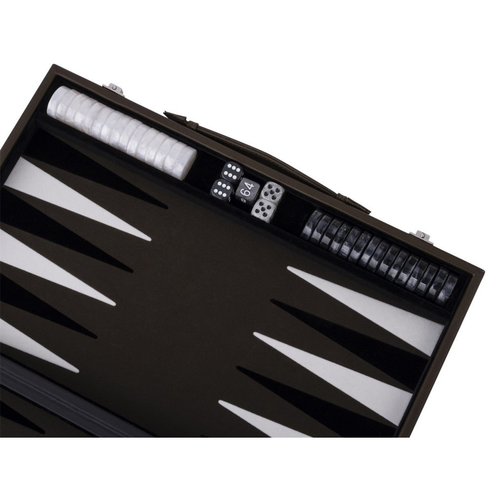 Engelhart Backgammon Medium Mörk Brun