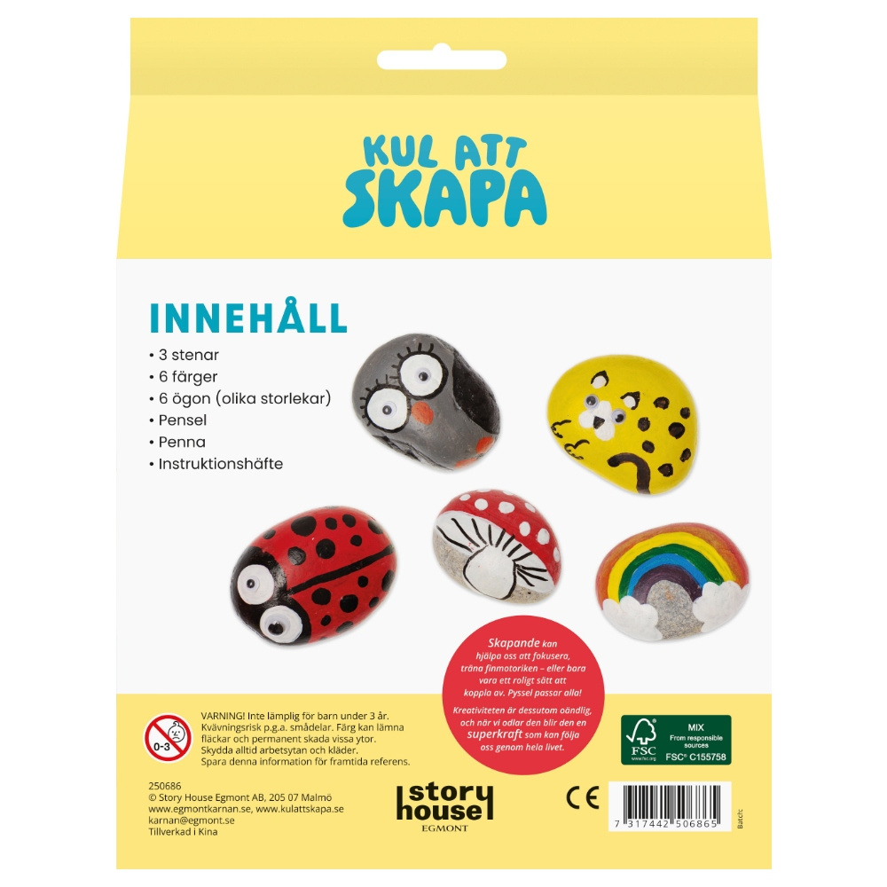 Kul Att Skapa - Stenmålning