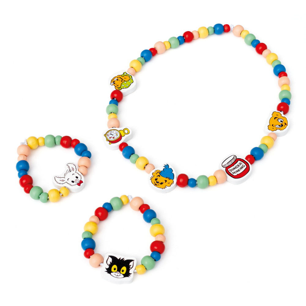 Kul Att Skapa - Pärlsmycken I Trä Med Bamse