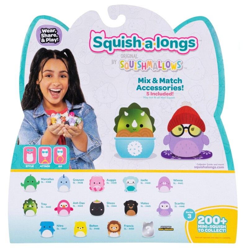 Squish-a-longs 2,5 cm 14-pack