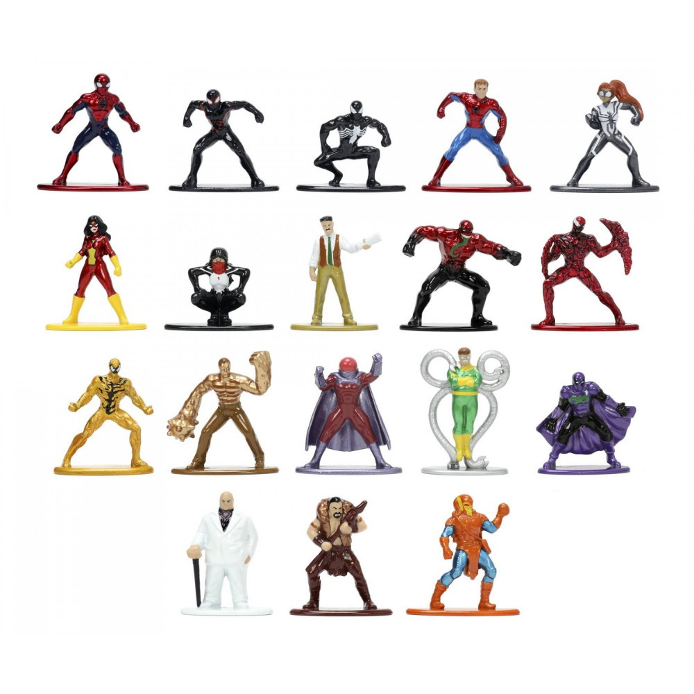 Marvel Spider-Man Multipack Nano Metallfigurer