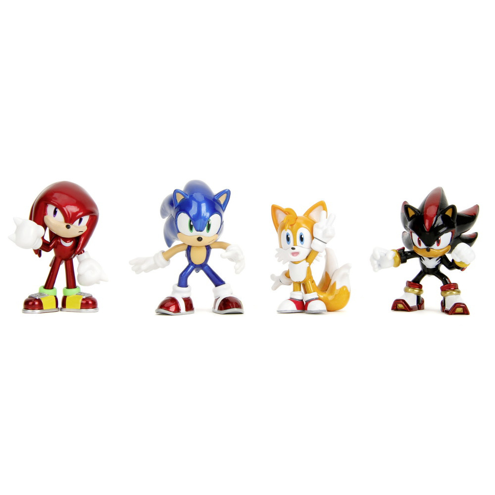Sonic - Metall Samlarfigurer 4-Pack 6 cm