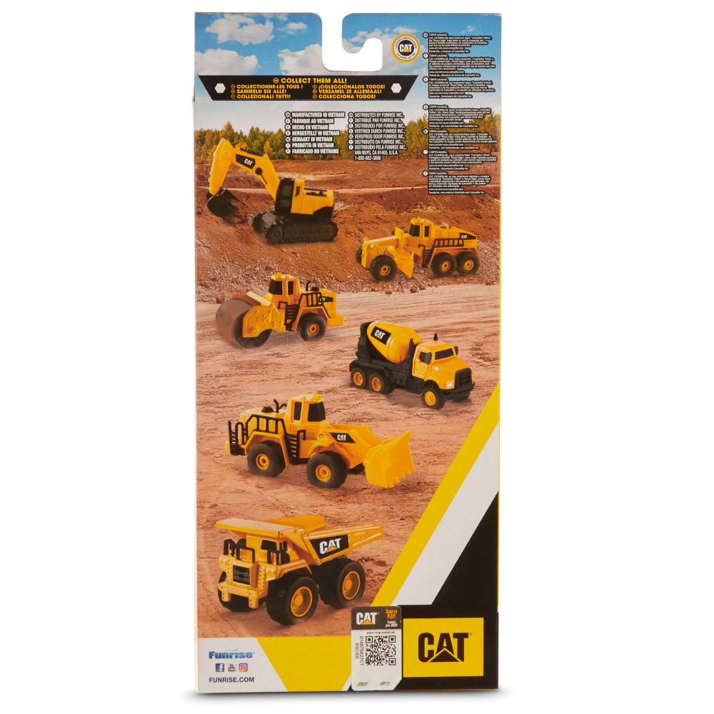 CAT Metal Fordon 3-pack Mixer & Dumper & Grader