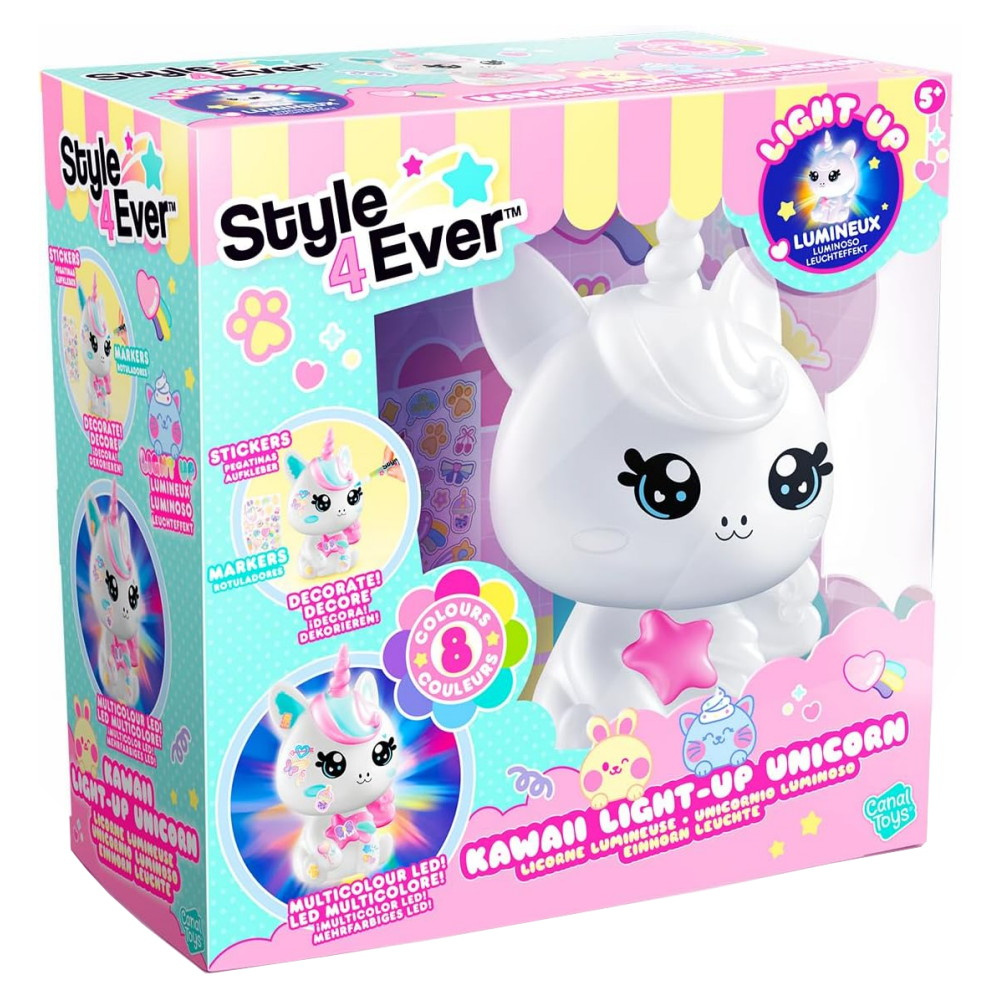 Style 4 Ever Kawaii Light-Up Unicorn