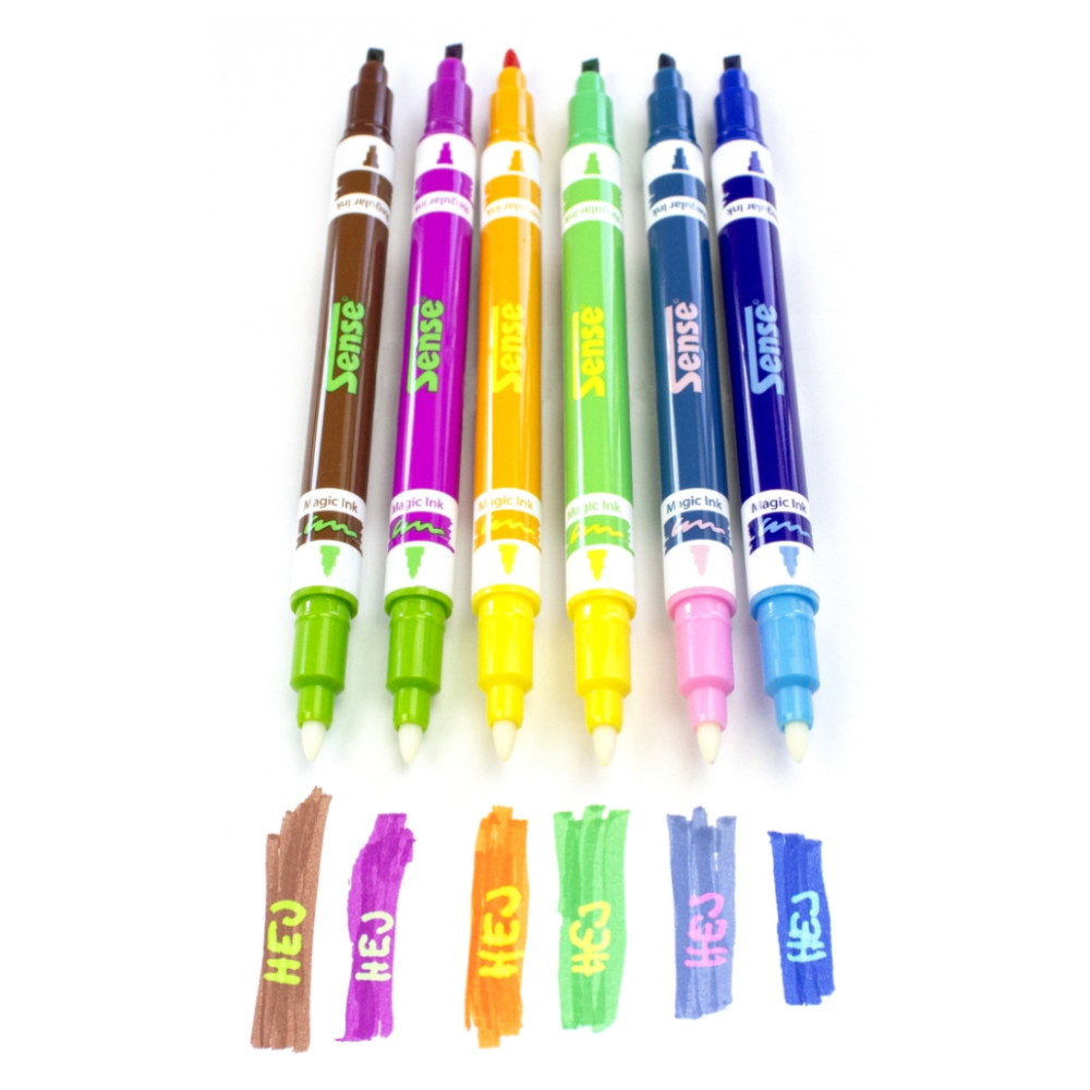 Sense - Magic Markers Fiberpennor 6-Pack