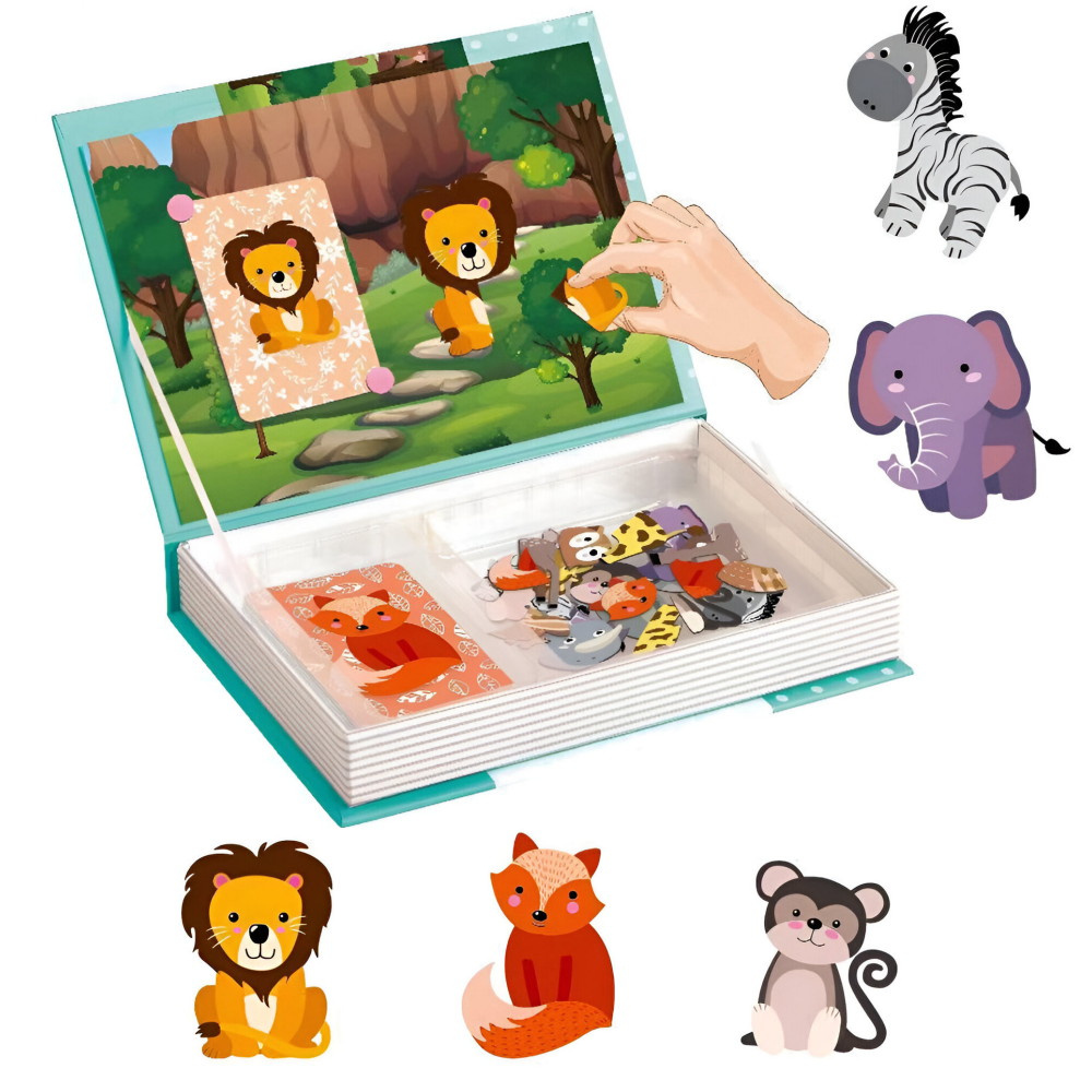 Magnetbok - Djurens värld