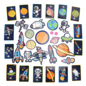 Magnetbok - Rymden Magnetbok - Rymden