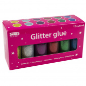 Sense - Glitterlim Flaskor 12-Pack Sense - Glitterlim Flaskor 12-Pack