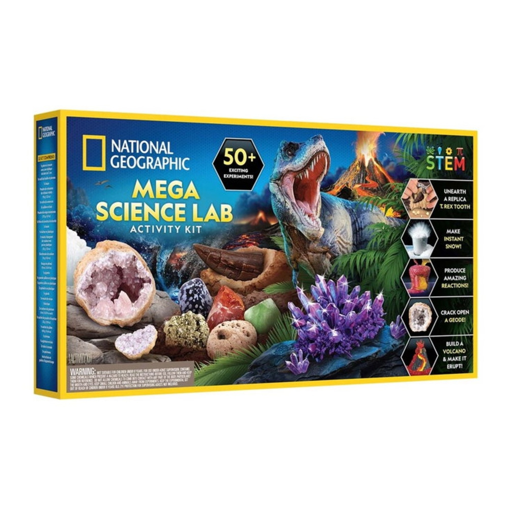 National Geographic Sciencekit Mega 50 aktiviteter