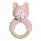 Teddykompaniet - Diinglisar, Skallra med träring, Katt Teddykompaniet - Diinglisar, Skallra med träring, Katt