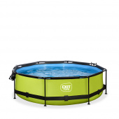 EXIT Lime pool ø300cm med filterpump och tak EXIT Lime pool ø300cm med filterpump och tak