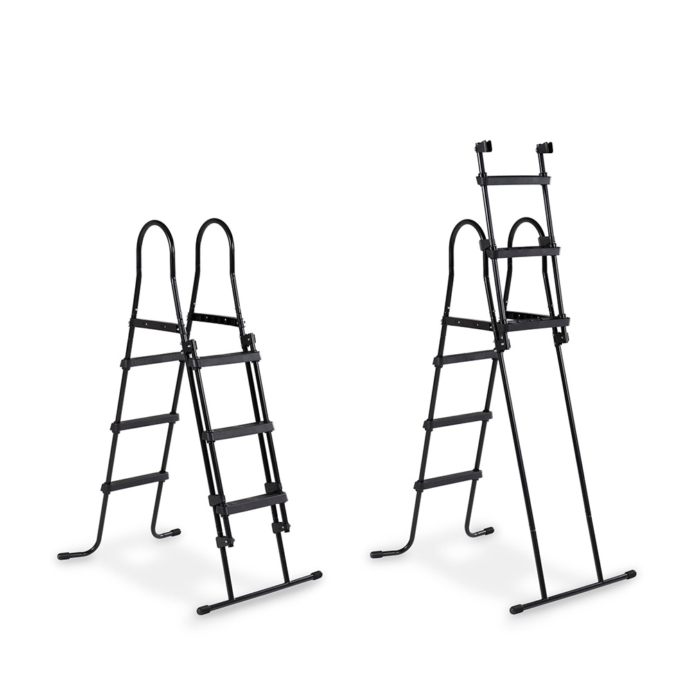 EXIT Black Leather Pool 540cm med sandfilterpump och tak