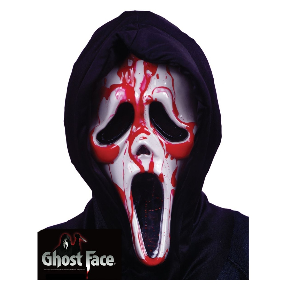 Blödande Ghost Mask Face
