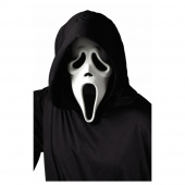 Ghost Face Mask med Huva Ghost Face Mask med Huva