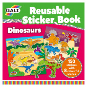 Återanvändbar klistermärkebok - Dinosaurier