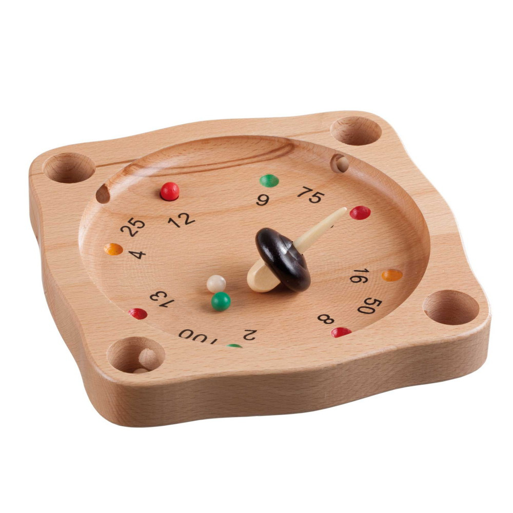 Tiroler Roulette i heveaträ