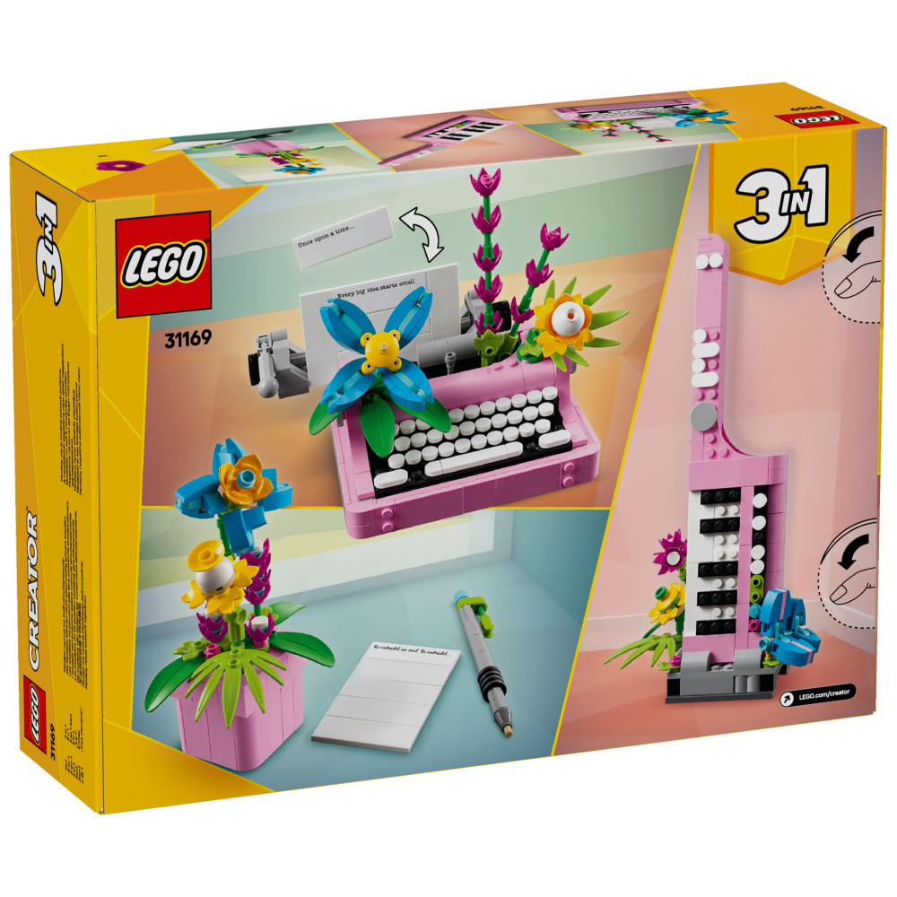 LEGO Creator - Skrivmaskin med blommor