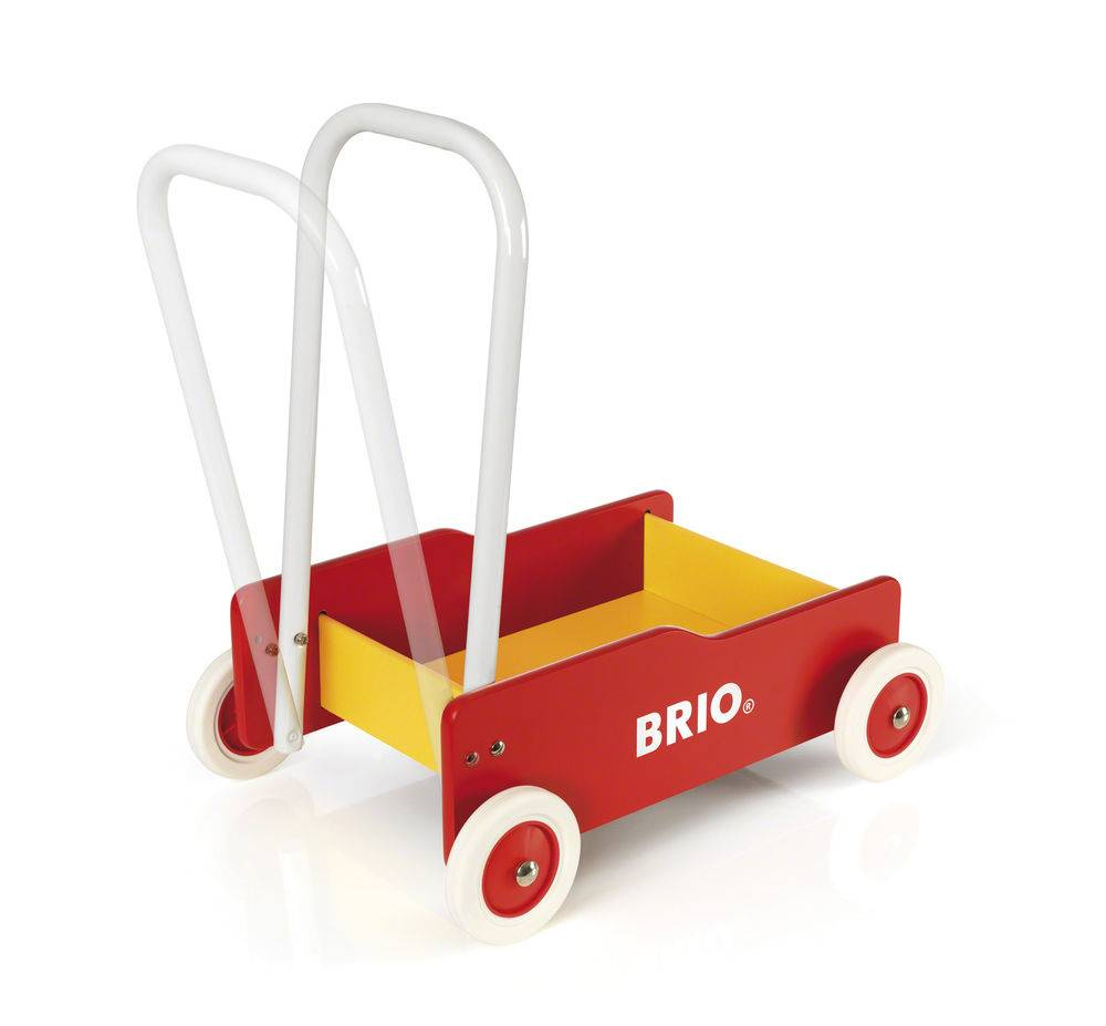Brio - Lära Gå Vagn Röd