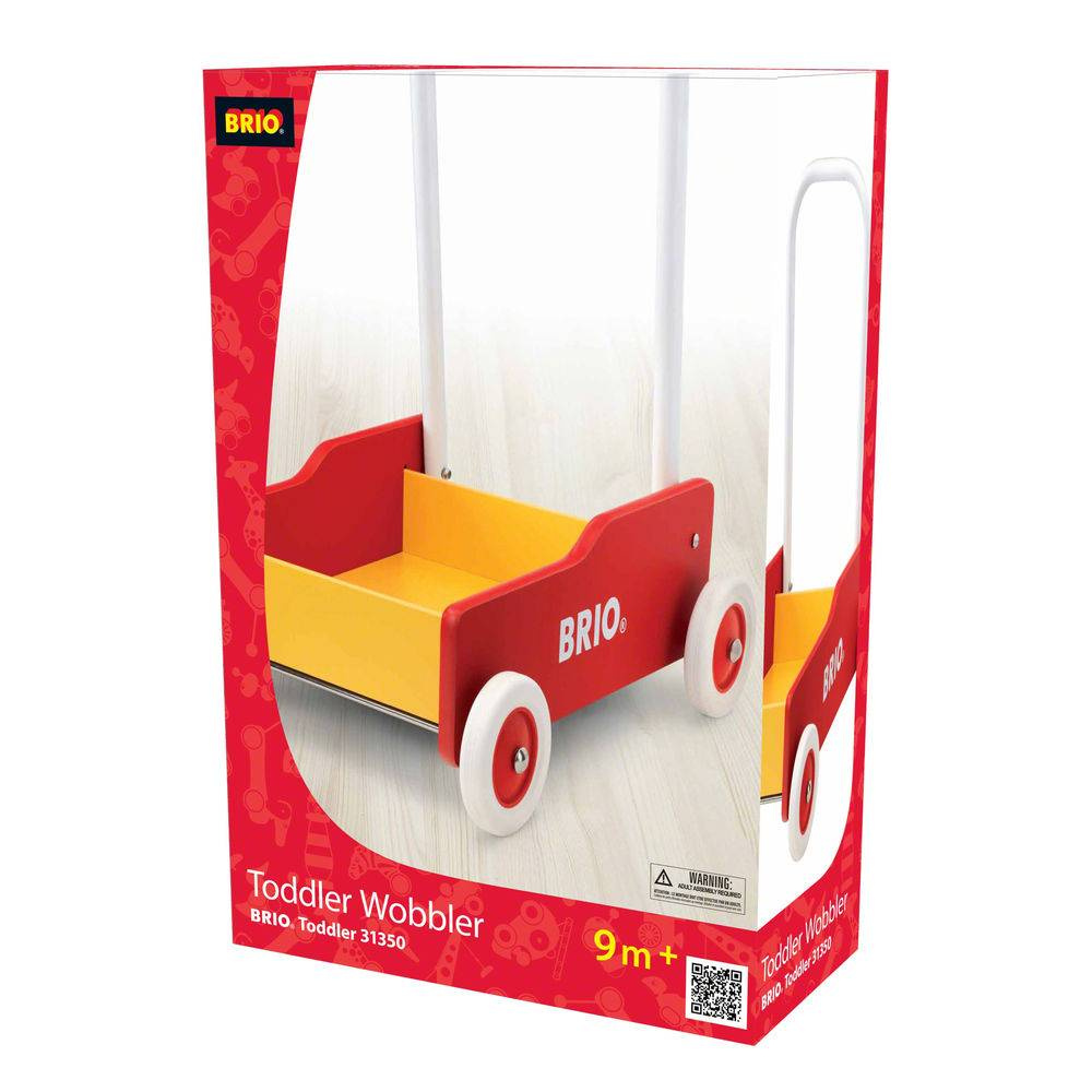 Brio - Lära Gå Vagn Röd