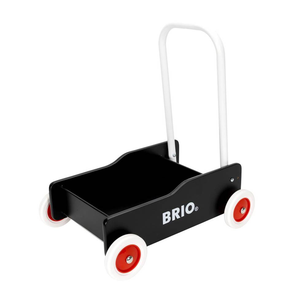 Brio - Lära Gå Vagn Svart