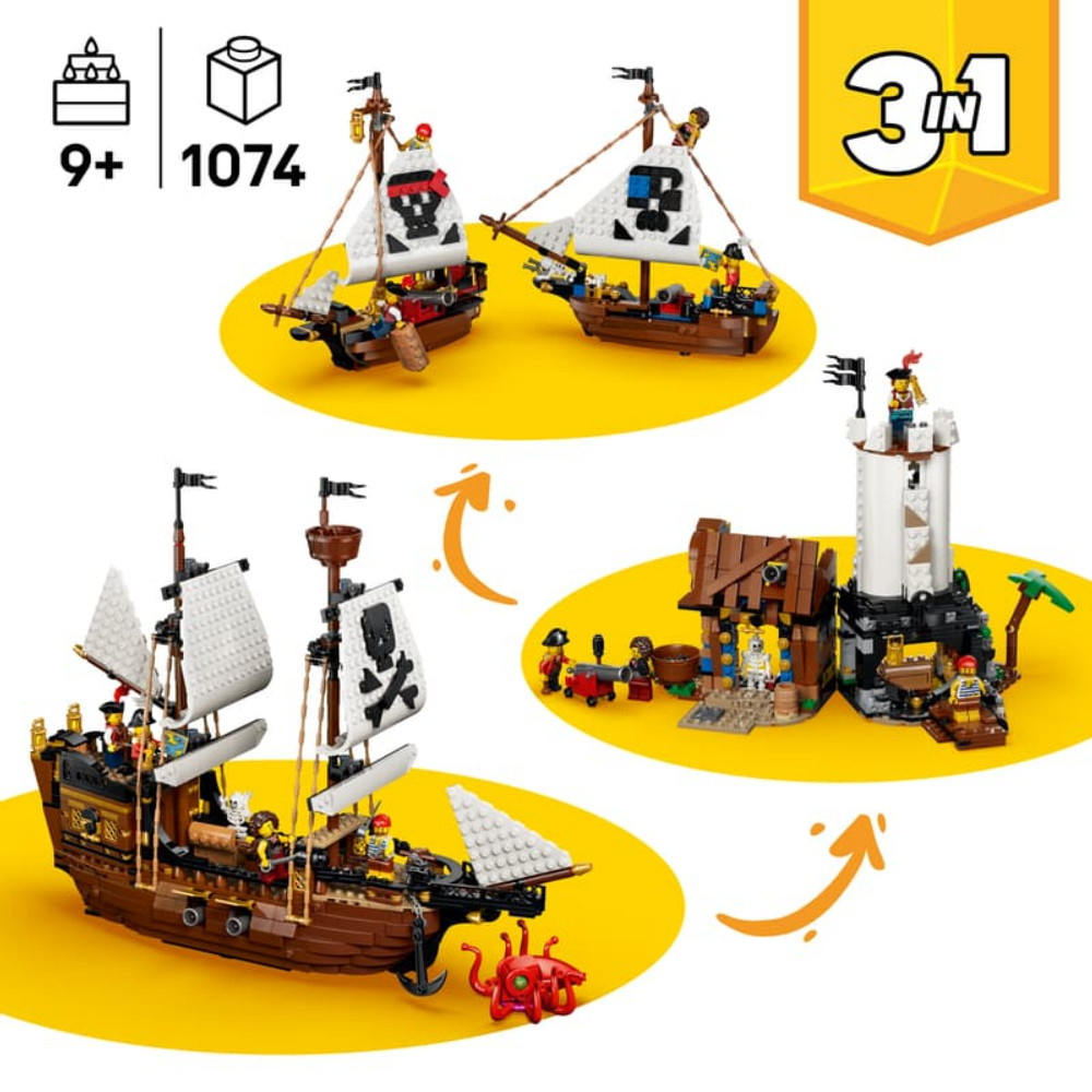 LEGO Creator - Ikoniskt Piratskepp 