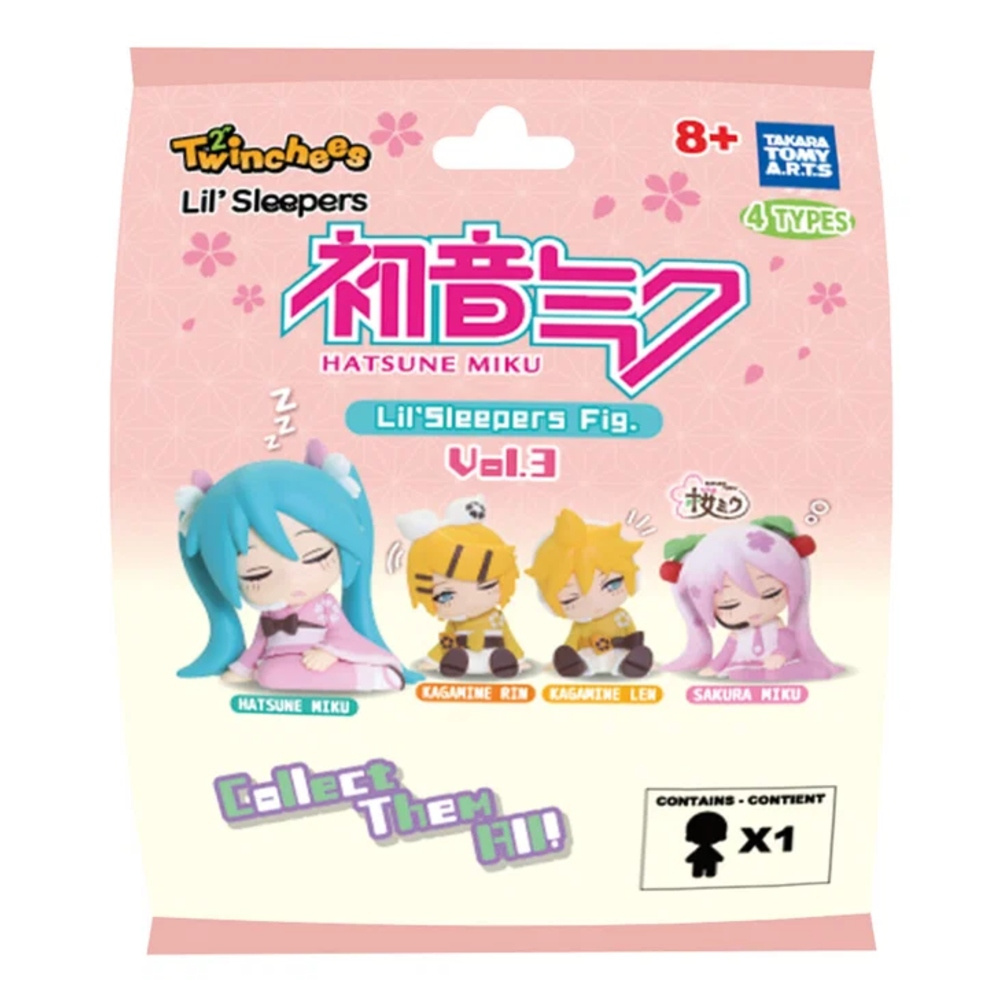 Twinchees Hatsune Miku Lil Sleepers Figure