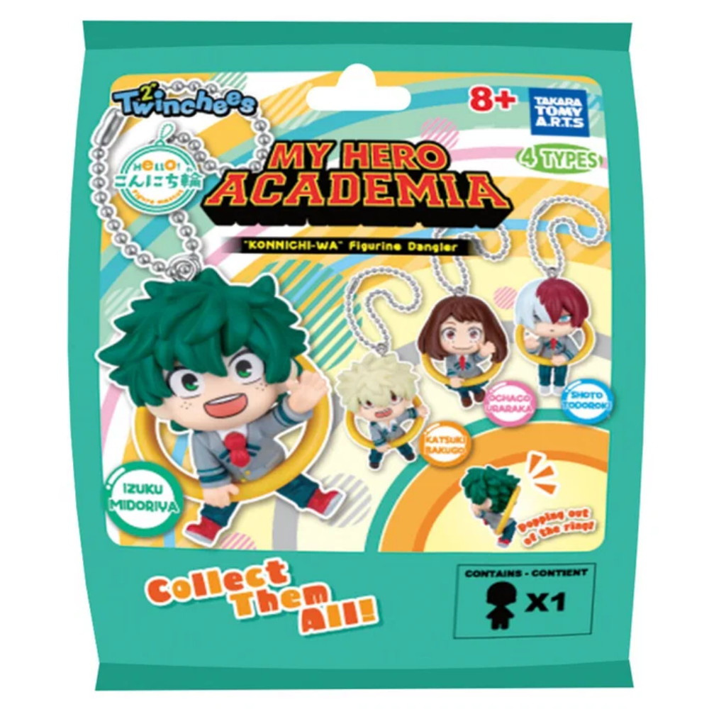Twinchees My Hero Academia Konnichi-Wa Nyckelring