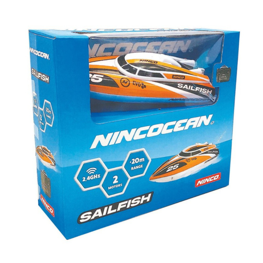 Ninco Nincocean Radiostyrd Sailfish Båt