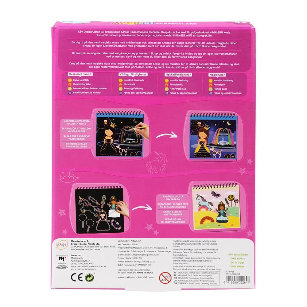 Magical Scratch Art - Enhörningar